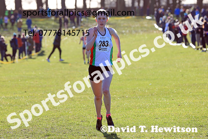 Junior Womens 2025 Northern Cross Country Champs, Tatton Park, Knutsford, Cheshire. Photo: David T. Hewitson/Sports for All Pics